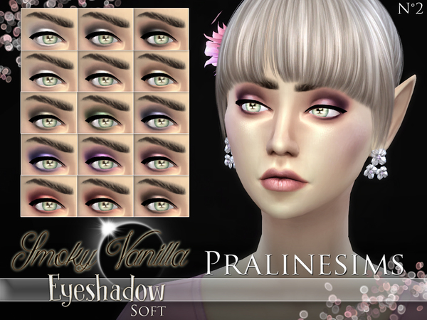 Sims 4 Smoky Vanilla Eyeshadow Soft by Pralinesims at TSR