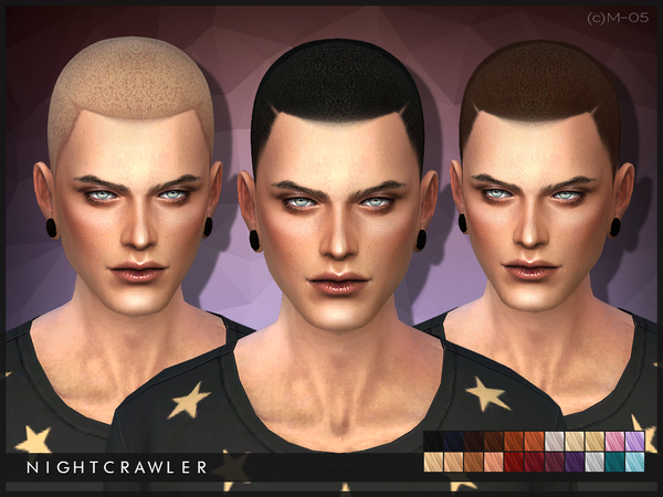 Sims 4 Hair 05 (c)AM by Nightcrawler at TSR