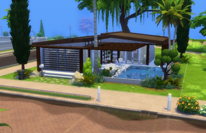 Sims 4 Brazilian Modern House by Kiroh at Mod The Sims