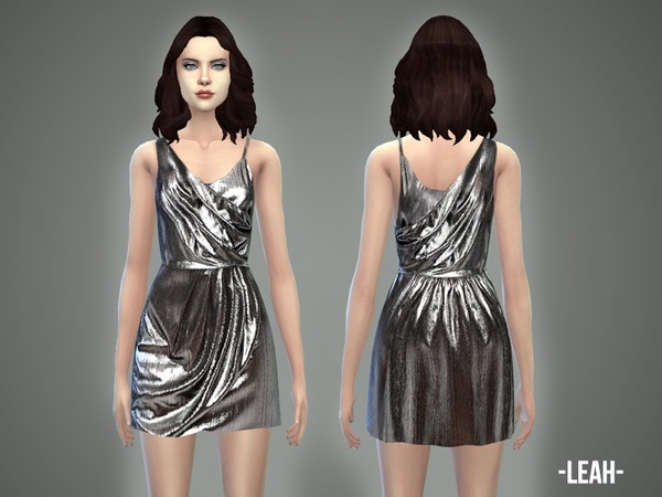 Sims 4 Leah dress by April at TSR