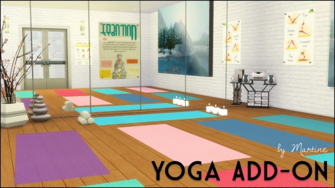 Sims 4 Yoga add on at Martine’s Simblr