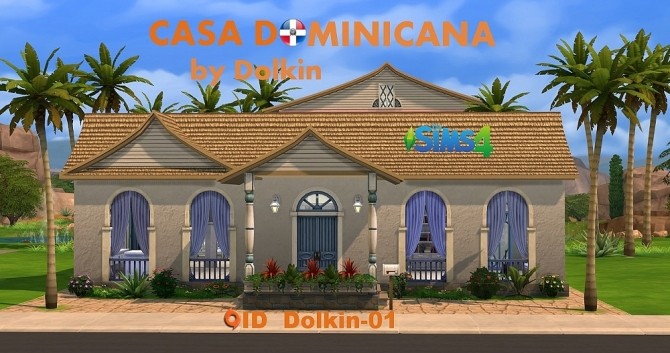 Sims 4 Casa Dominicana by Dolkin at ihelensims