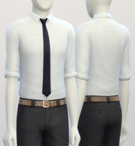 Sims 4 Rolled Up Shirt Sleeves M at Rusty Nail