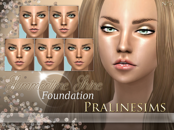 Summertime And Wintertime Foundation Duo By Pralinesims At Tsr Sims 4