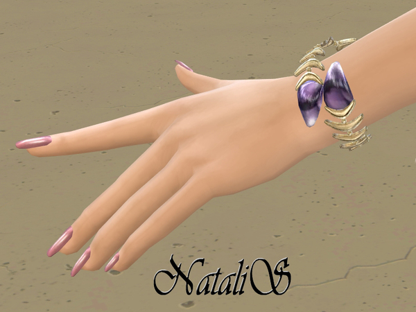 Sims 4 Fish bone bracelet by NataliS at TSR