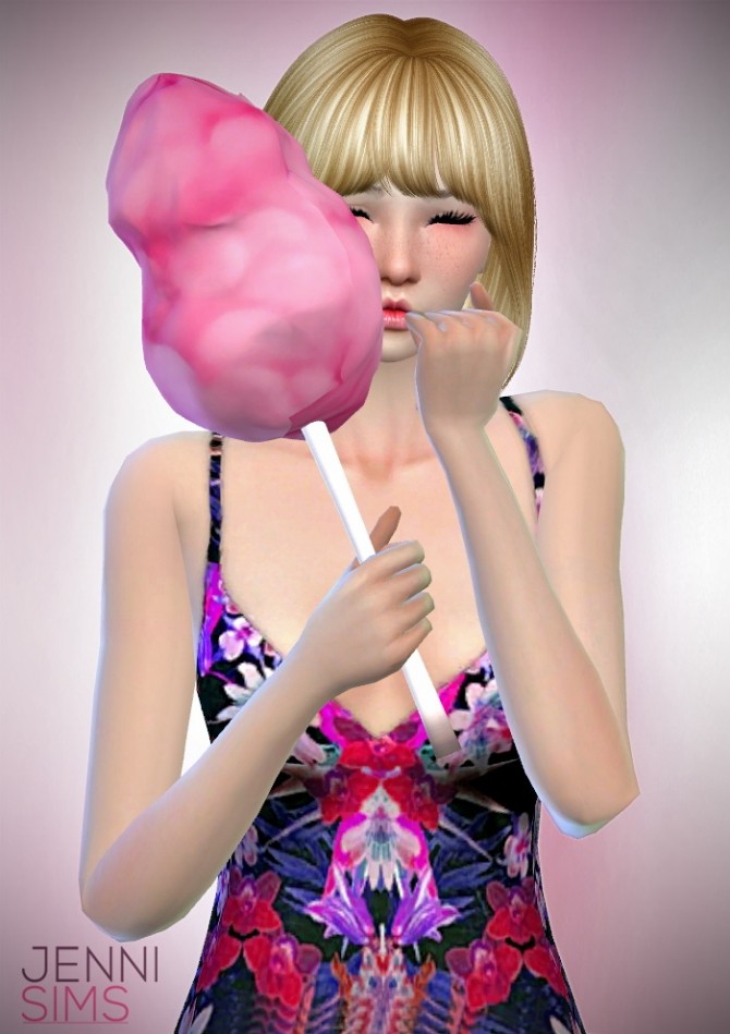 Sims 4 Cotton Candy, Lollipop Rainbow, Bitten Ice Cream at Jenni Sims