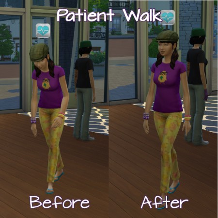 Unwanted Walk Styles Disabled by scarletqueenkat at Mod The Sims