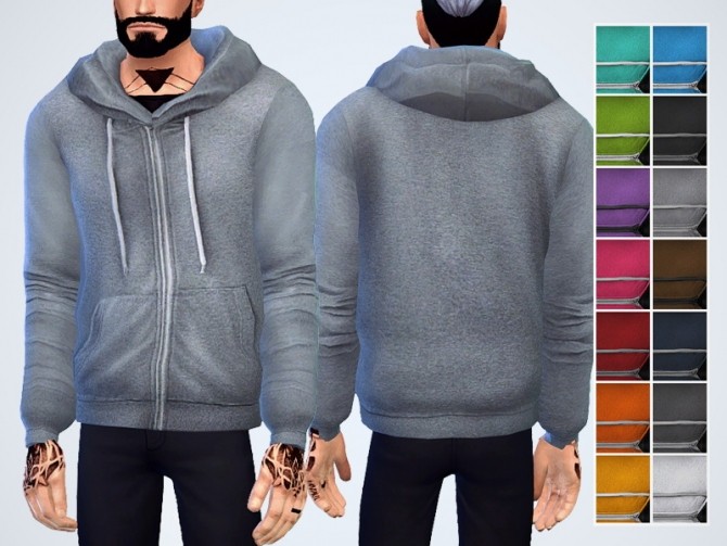 Sims 4 Boho Enamel and Brass Dancer Earrings + AM Heather Knitted Hoodie at Chisami