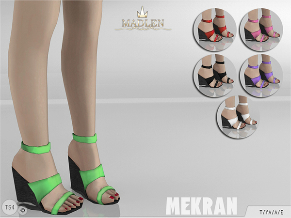 Sims 4 Madlen Mekran Sandals by MJ95 at TSR