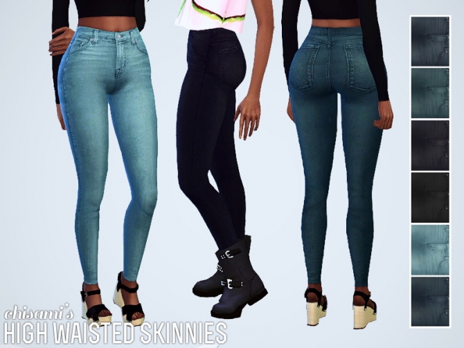 Skinnies and hoodie at Chisami » Sims 4 Updates