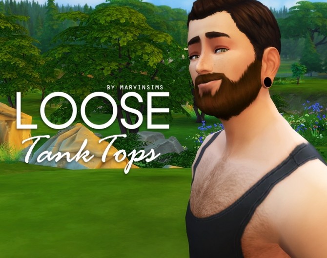 Sims 4 Loose Tank Tops at Marvin Sims