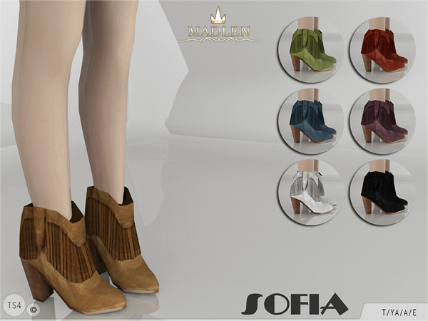 Sims 4 Madlen Sofia Boots by MJ95 at TSR