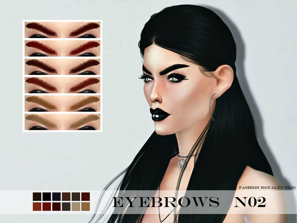 Sims 4 FRS Eyebrows N02 by FashionRoyaltySims at TSR