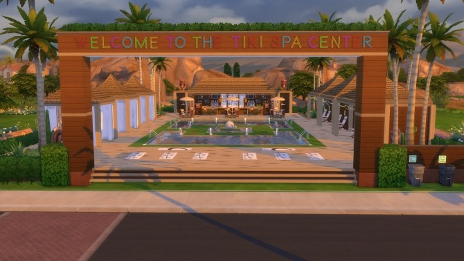 Sims 4 Tiki Spa Center by Mykuska at Mod The Sims