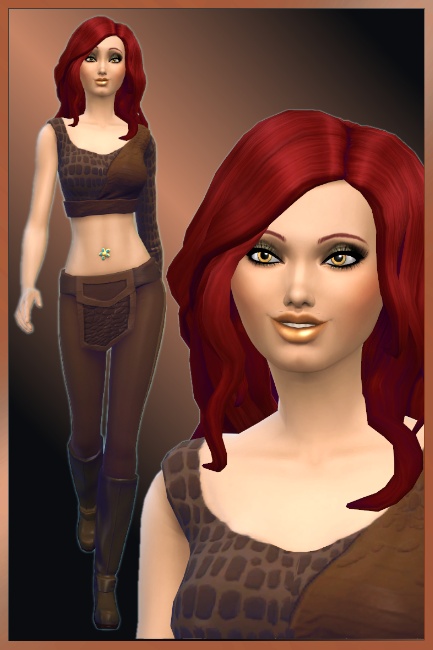Sims 4 Amanda Chic by Cappu at Blacky’s Sims Zoo
