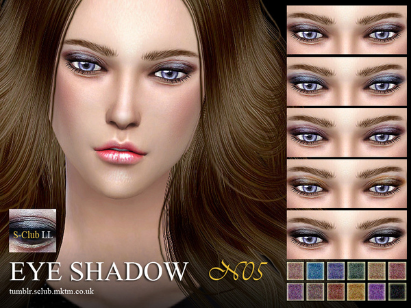 Sims 4 Eyeshadow 05 by S Club LL at TSR