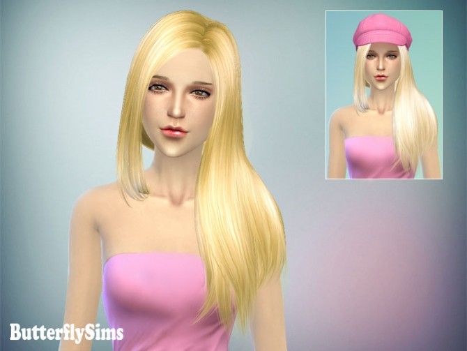 Sims 4 B fly hair 141 (Free) at Butterfly Sims