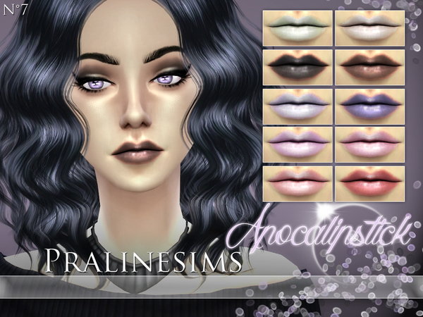 Sims 4 Apocalipstick by Pralinesims at TSR