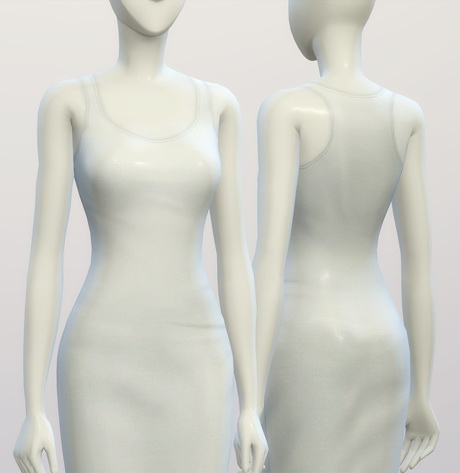 Sims 4 Basic pencil dress 2 at Rusty Nail