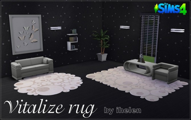 Sims 4 Vitalize rug by ihelen at ihelensims