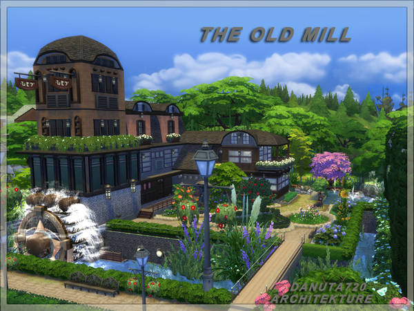 Sims 4 The Old Mill No CC. by Danuta720 at TSR
