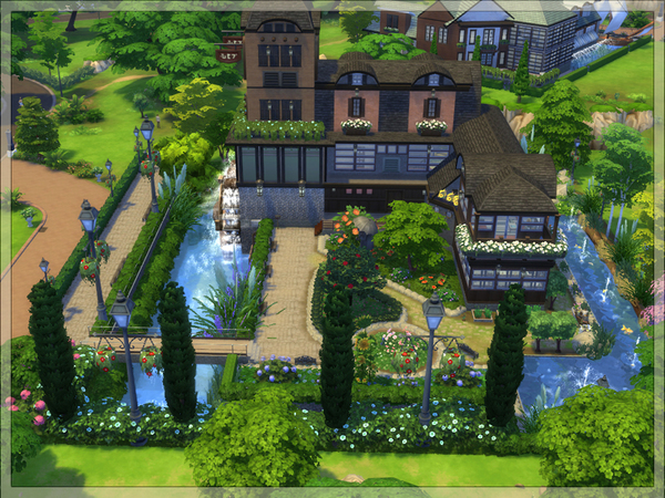 Sims 4 The Old Mill No CC. by Danuta720 at TSR
