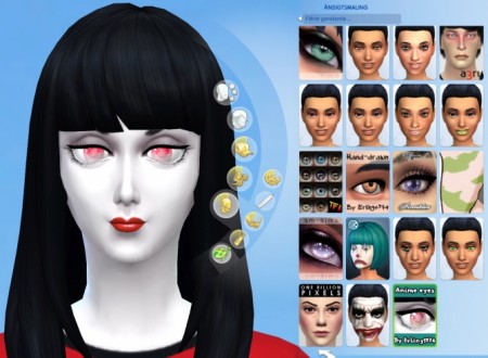 Anime-inspired eyes by Erling1974 at Mod The Sims
