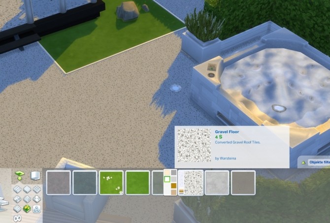 Sims 4 Gravel Floor Tiles by Warsteina at Mod The Sims