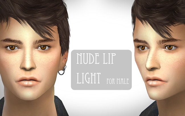 Sims 4 Lips light for males at ChiisSims – Chocolatte Sims