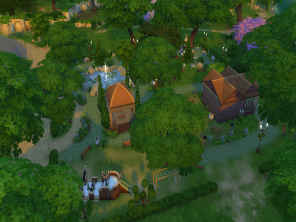 Sims 4 River Highlands Park by LeonFress at TSR