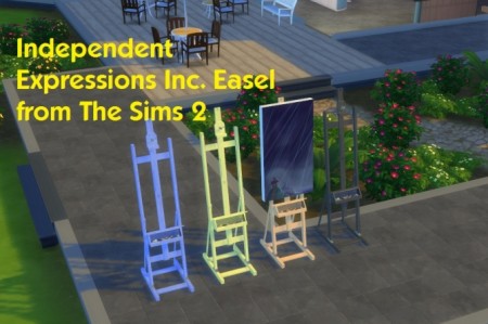 Independent Expressions Inc. Easel from The Sims 2 by simmythesim at Mod The Sims