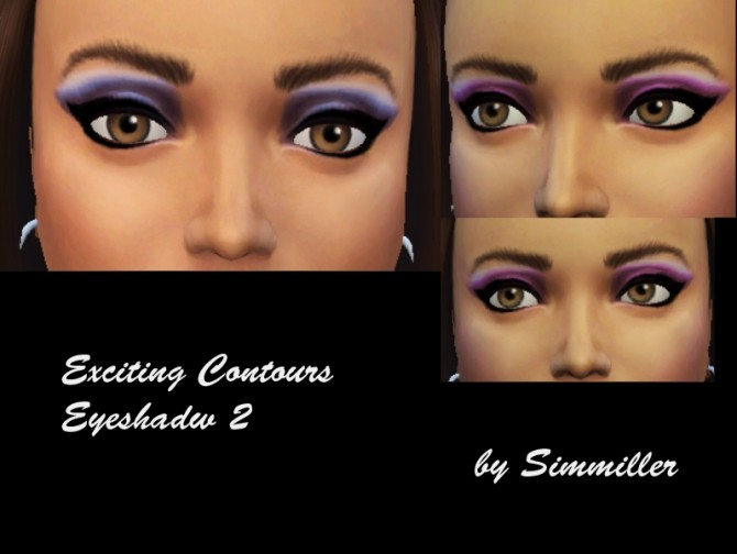 Sims 4 Exciting Contours Eyeshadow 2 by Simmiller at Mod The Sims