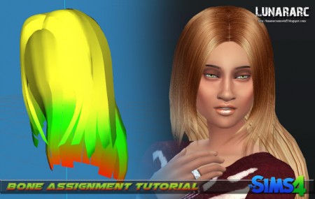 Hair Bone assignment for The Sims 4 at Lunararc