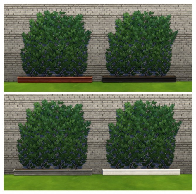 Sims 4 Unlocked and Recoloured Climbing Ivy Planters by Menaceman44 at Mod The Sims