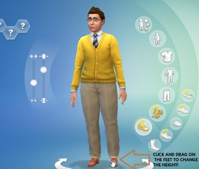 mod the sims 4 height