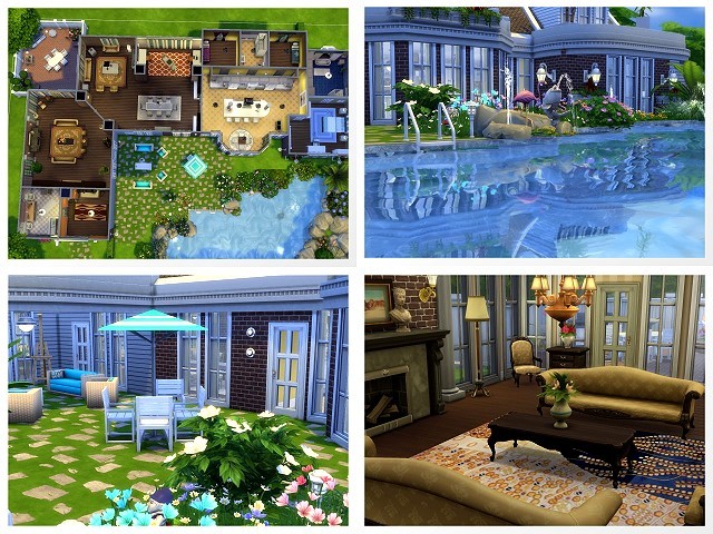 Sims 4 Akazienweg house by Oldbox at All 4 Sims