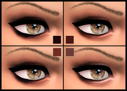 Sims 4 Smokey Eyeshadow by Shady at Mod The Sims