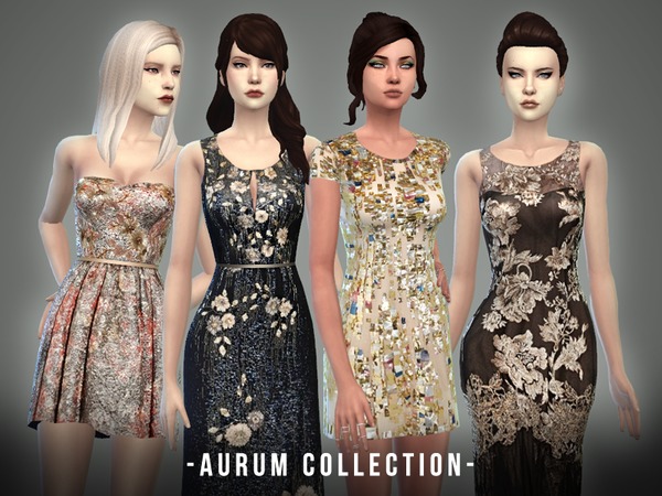 Sims 4 Aurum Collection by April at TSR