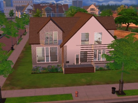 Family house with attic by lalucci at Mod The Sims