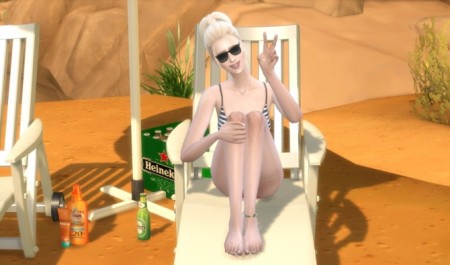 Summer poses at Neverland Sims4