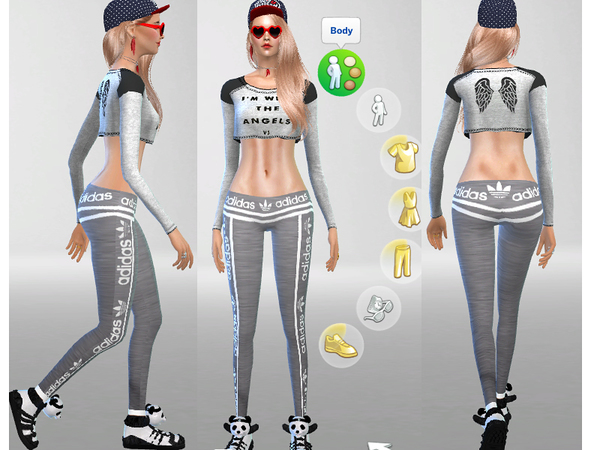 Sims 4 Sport Low Rise Leggings by Pinkzombiecupcakes at TSR