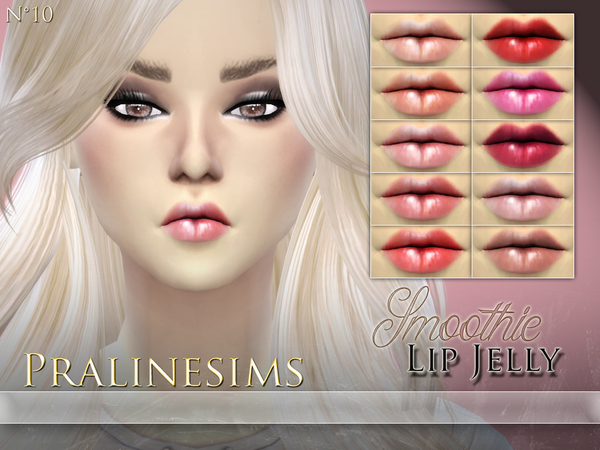 Sims 4 Smoothie Lip Jelly Duo by Pralinesims at TSR