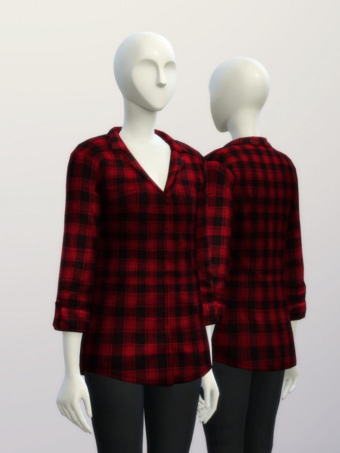 Sims 4 Oversized shirt F V2 designer label at Rusty Nail