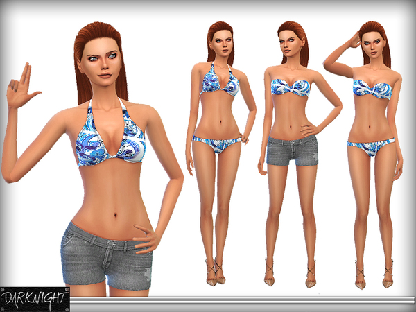 Sims 4 SET 01 Summer Beach Set by DarkNighTt at TSR