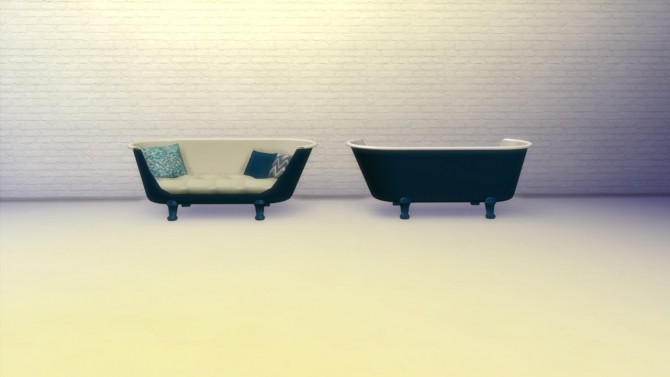 Sims 4 Bath Tub Sofa at Meinkatz Creations