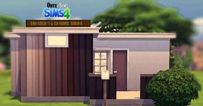 Sims 4 Choco Caramel Vertical Siding at Onyx Sims