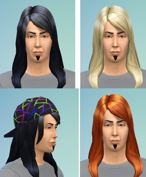 Sims 4 Bangsswept edit for males at Birksches Sims Blog