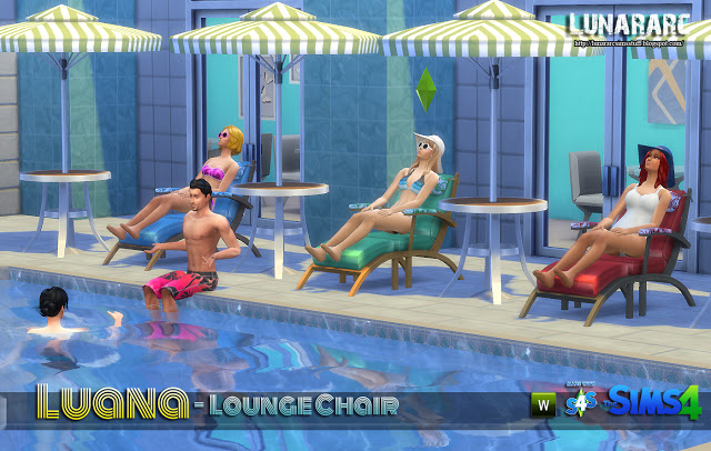 Sims 4 Luana Lounge Chair at Lunararc