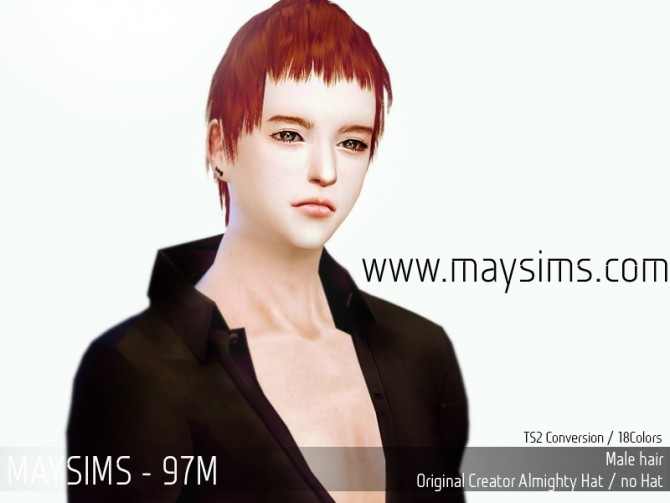 Sims 4 May Hair 97M (Almighty) at May Sims