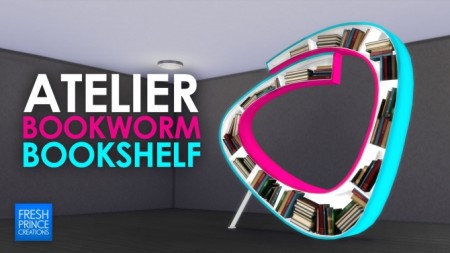 Atelier Bookworm Bookshelf by Fresh-Prince at Mod The Sims